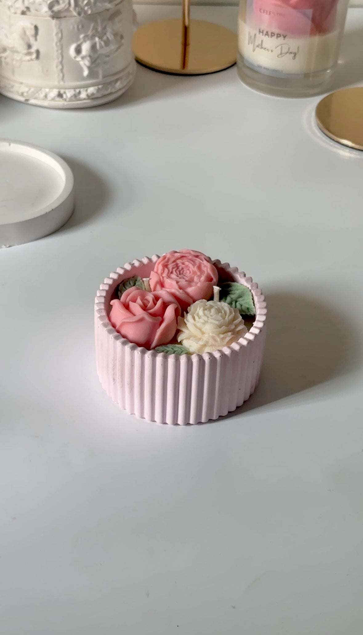 Floral Jar Candle