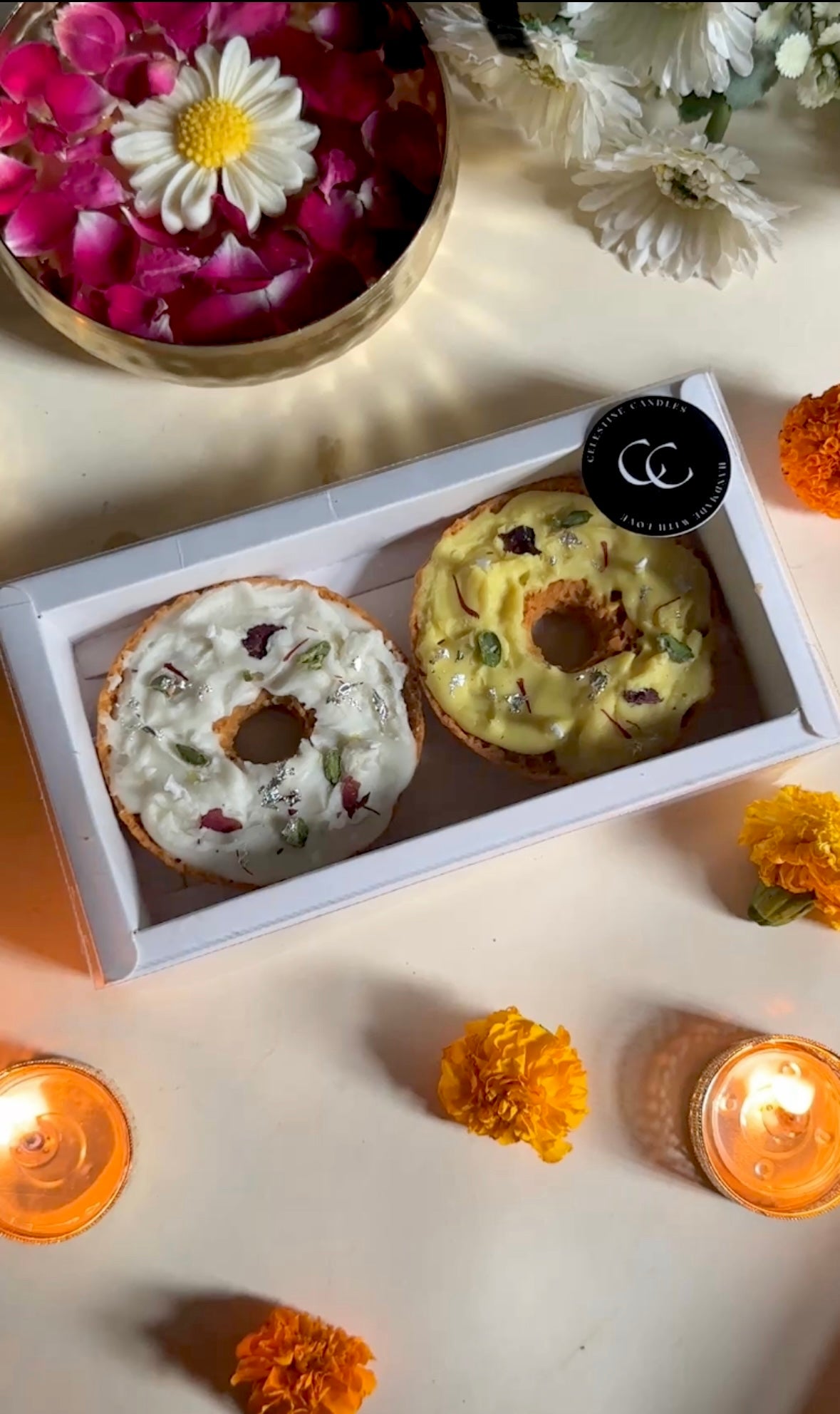 The Royal Duo - Ghevar Gift Box