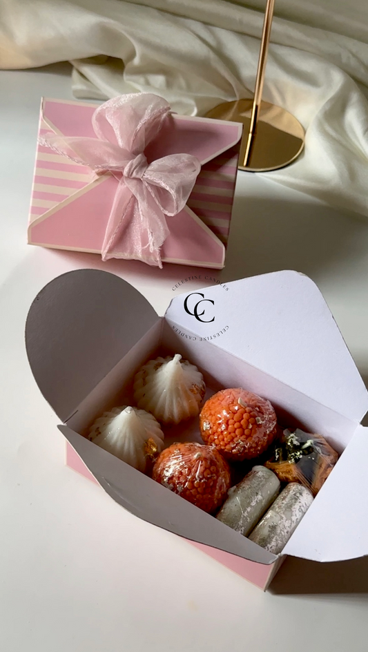 Pink Assorted Mithai Candle Box