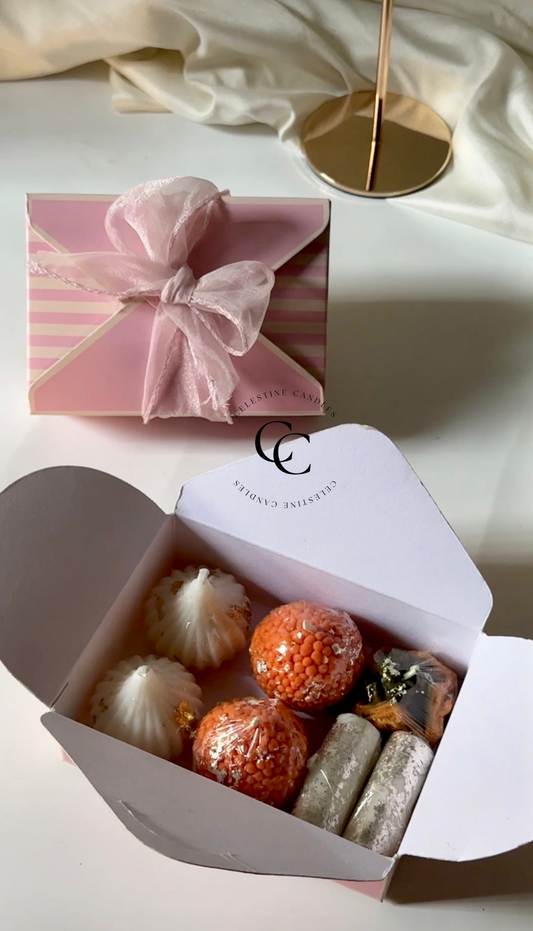 Pink Assorted Mithai Candle Box
