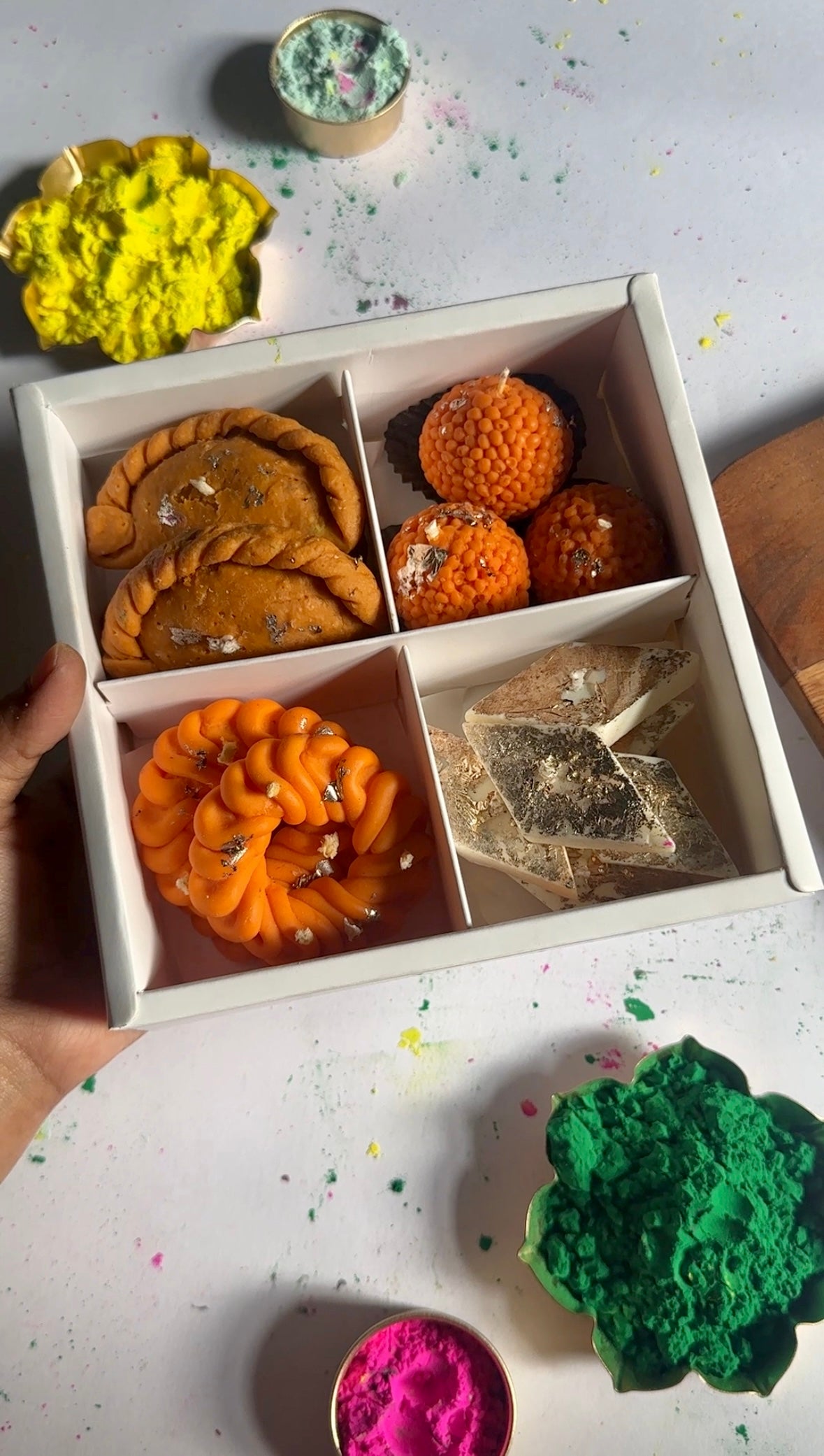 The Indulgence Sweets Candle Gift Box