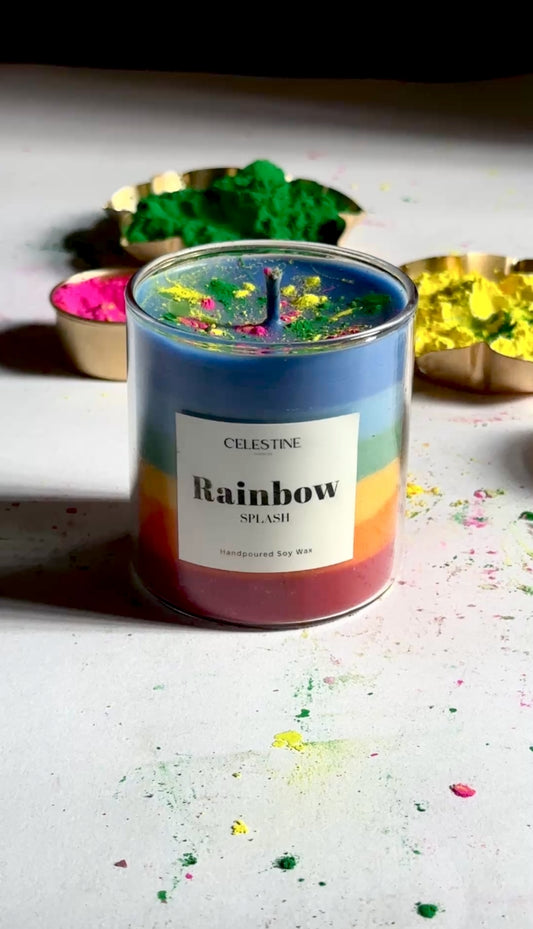 Rainbow Candle