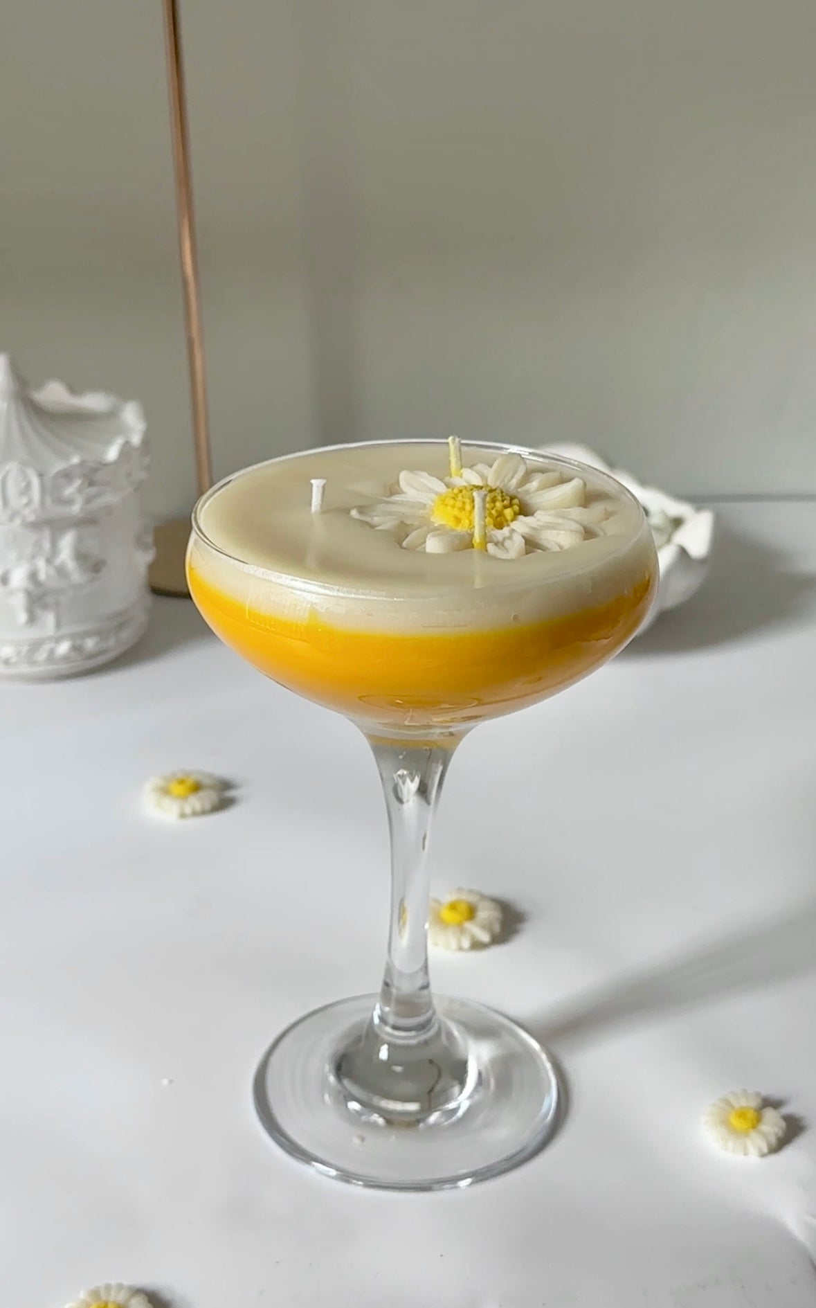 Daisy Martini Candle