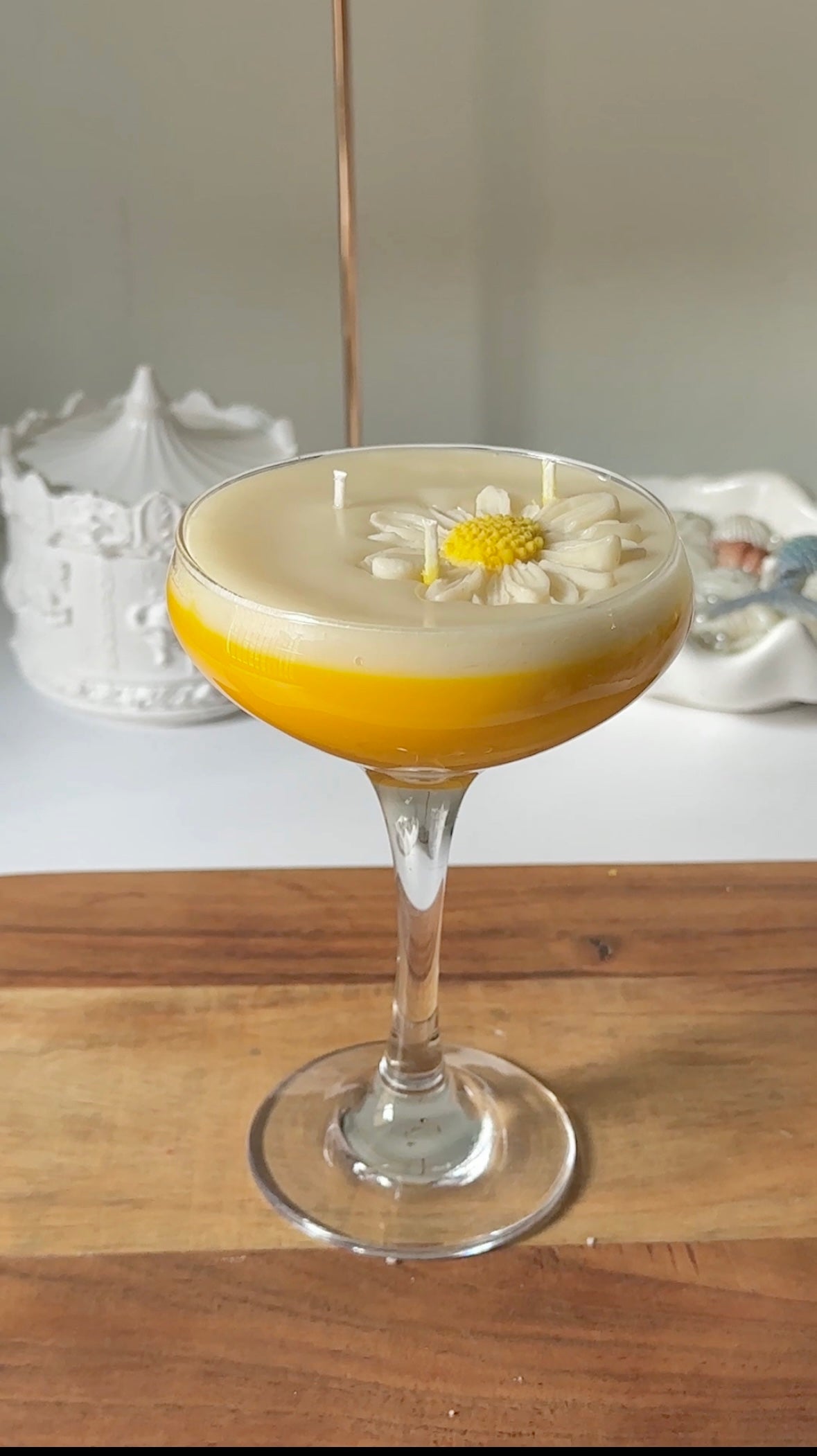 Daisy Martini Candle