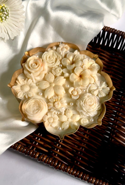 Ivory Glow Urli Candle
